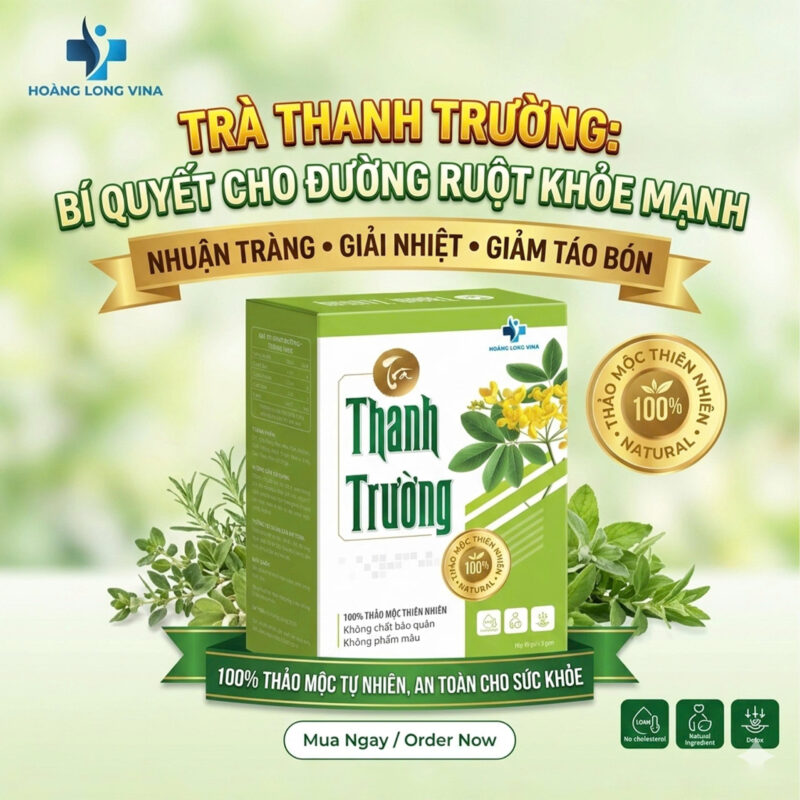Trà táo bón Thanh Trường có tốt không? Thành phần, công dụng và cách dùng chi tiết 