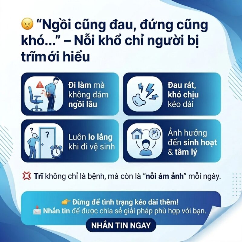 Cách chữa bệnh trĩ hiệu quả, an toàn và dứt điểm từ chuyên gia 