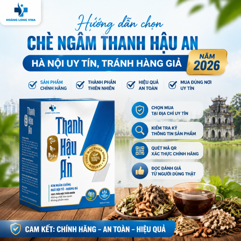 Hướng dẫn chọn chè ngâm Thanh Hậu An Hà Nội uy tín, tránh hàng giả năm 2026
