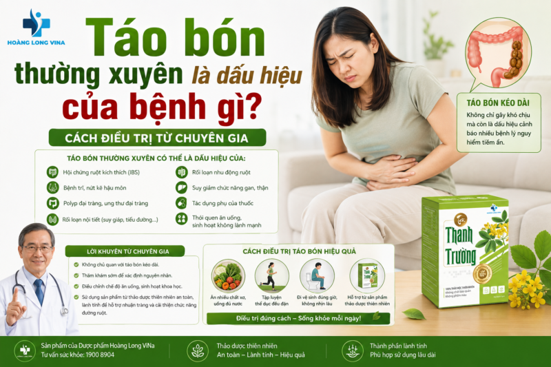 Táo bón thường xuyên là dấu hiệu của bệnh gì? Cách điều trị từ chuyên gia