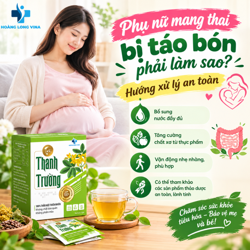 Phụ nữ mang thai bị táo bón phải làm sao? Hướng xử lý an toàn
