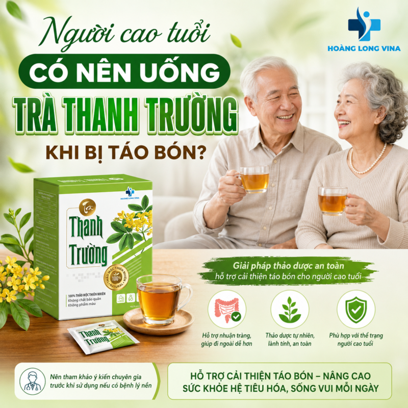 Người cao tuổi có nên uống Trà Thanh Trường khi bị táo bón?