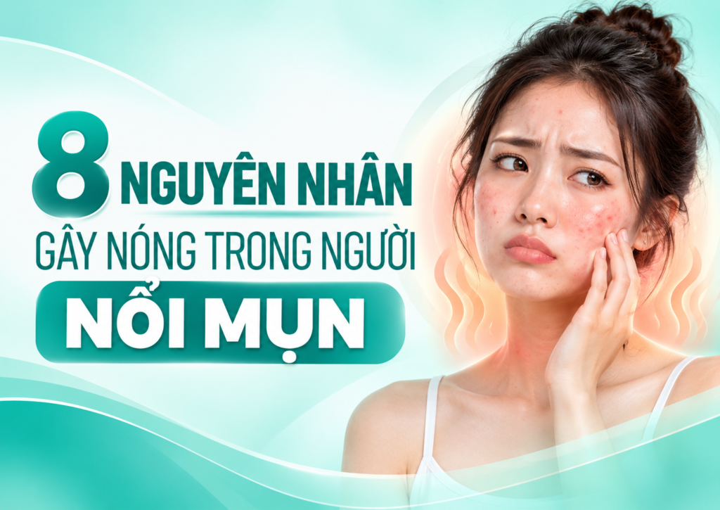 8 nguyên nhân gây nóng trong người nổi mụn 