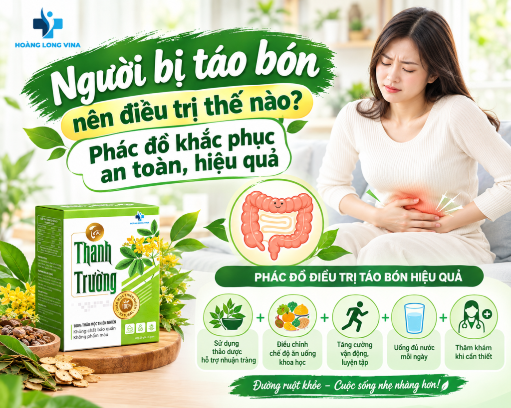 Người bị táo bón nên điều trị thế nào? Phác đồ khắc phục an toàn, hiệu quả 