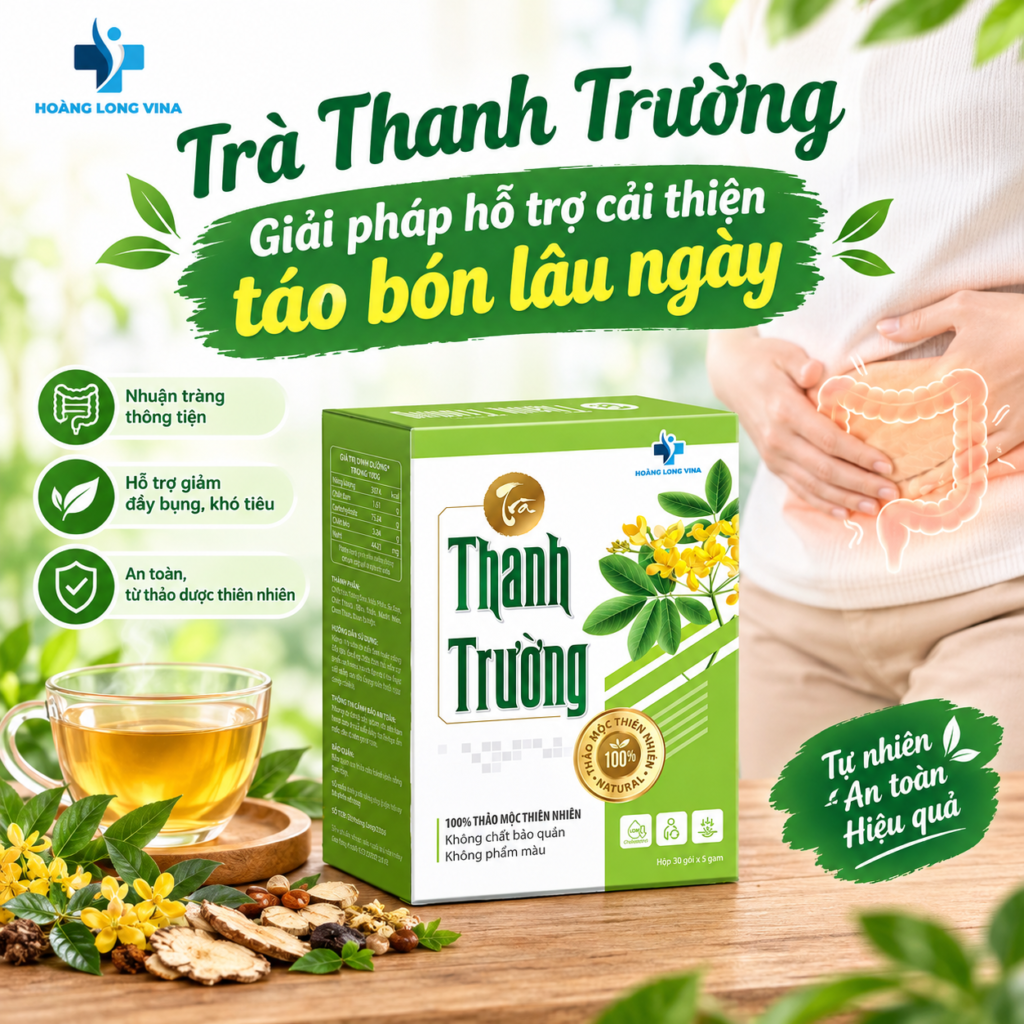 Trà Thanh Trường – Giải pháp hỗ trợ cải thiện táo bón lâu ngày 